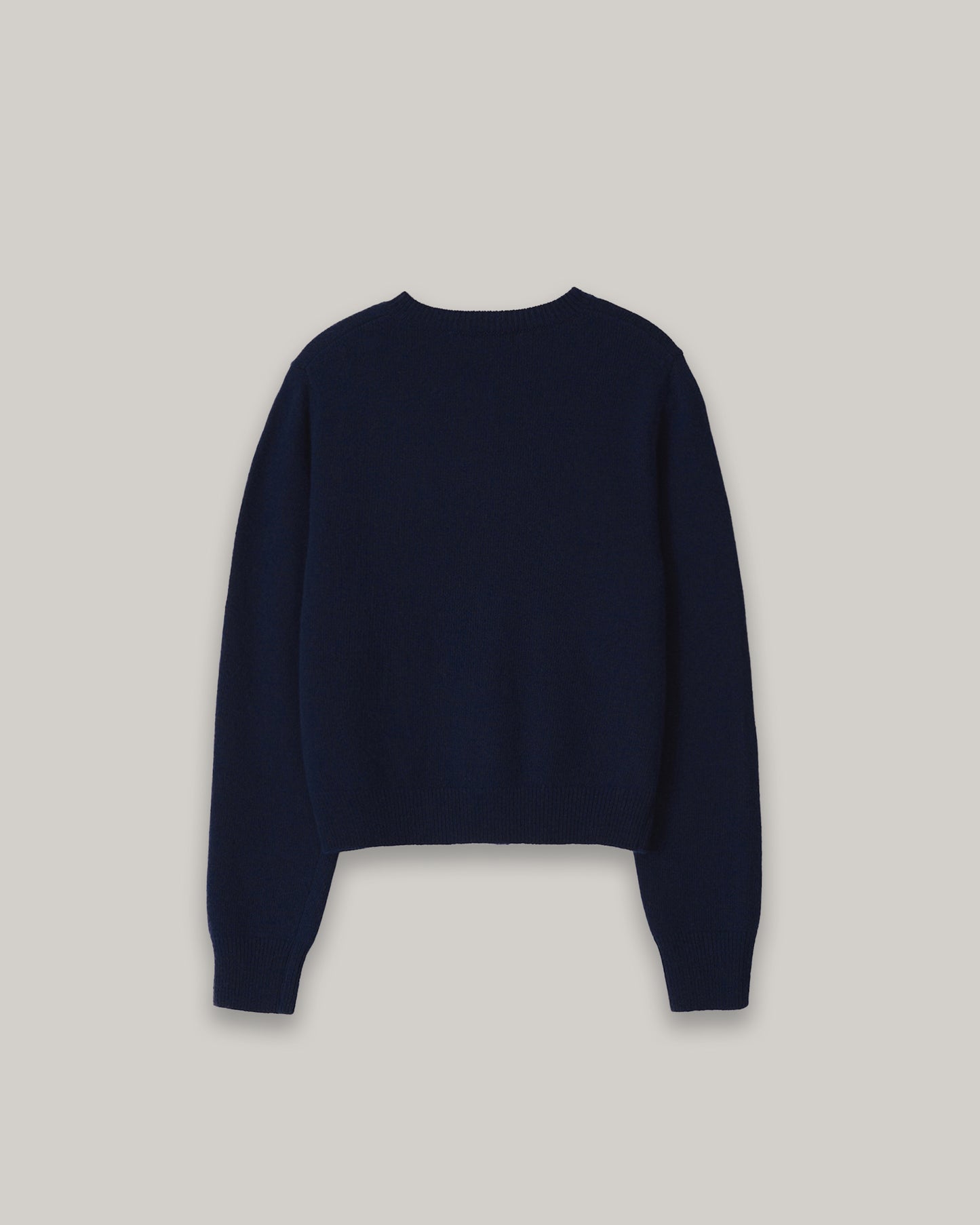 NOTHING WRITTEN DIENE ROUND CARDIGAN - DARK NAVY