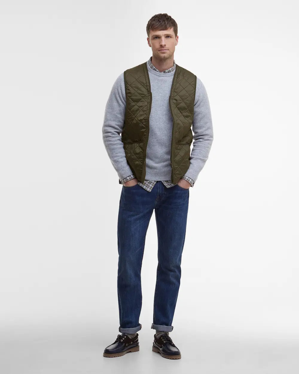 BARBOUR POLARQUILT LINER  - OLIVE