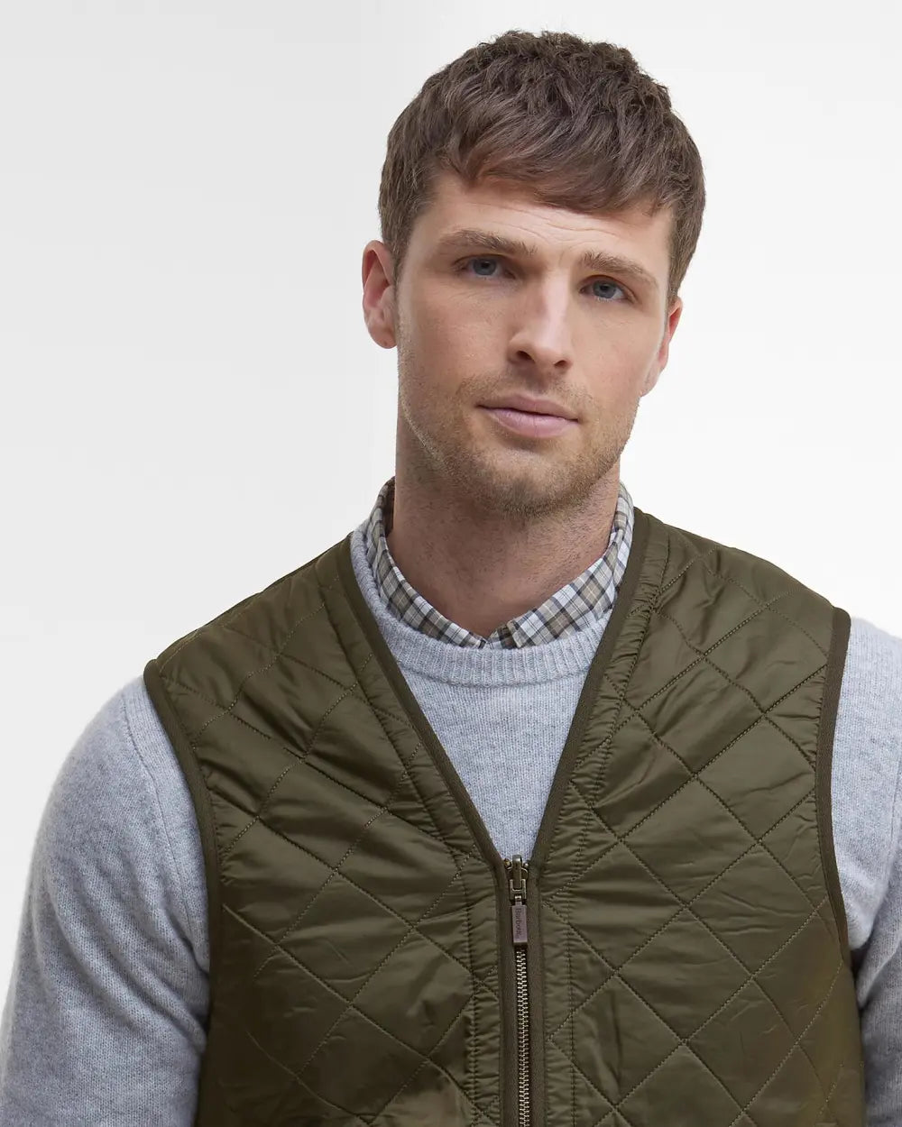 BARBOUR POLARQUILT LINER  - OLIVE