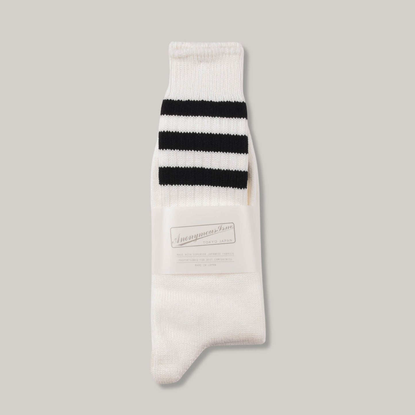 ANONYMOUS ISM 3 LINE HIGH CREW - IVORY