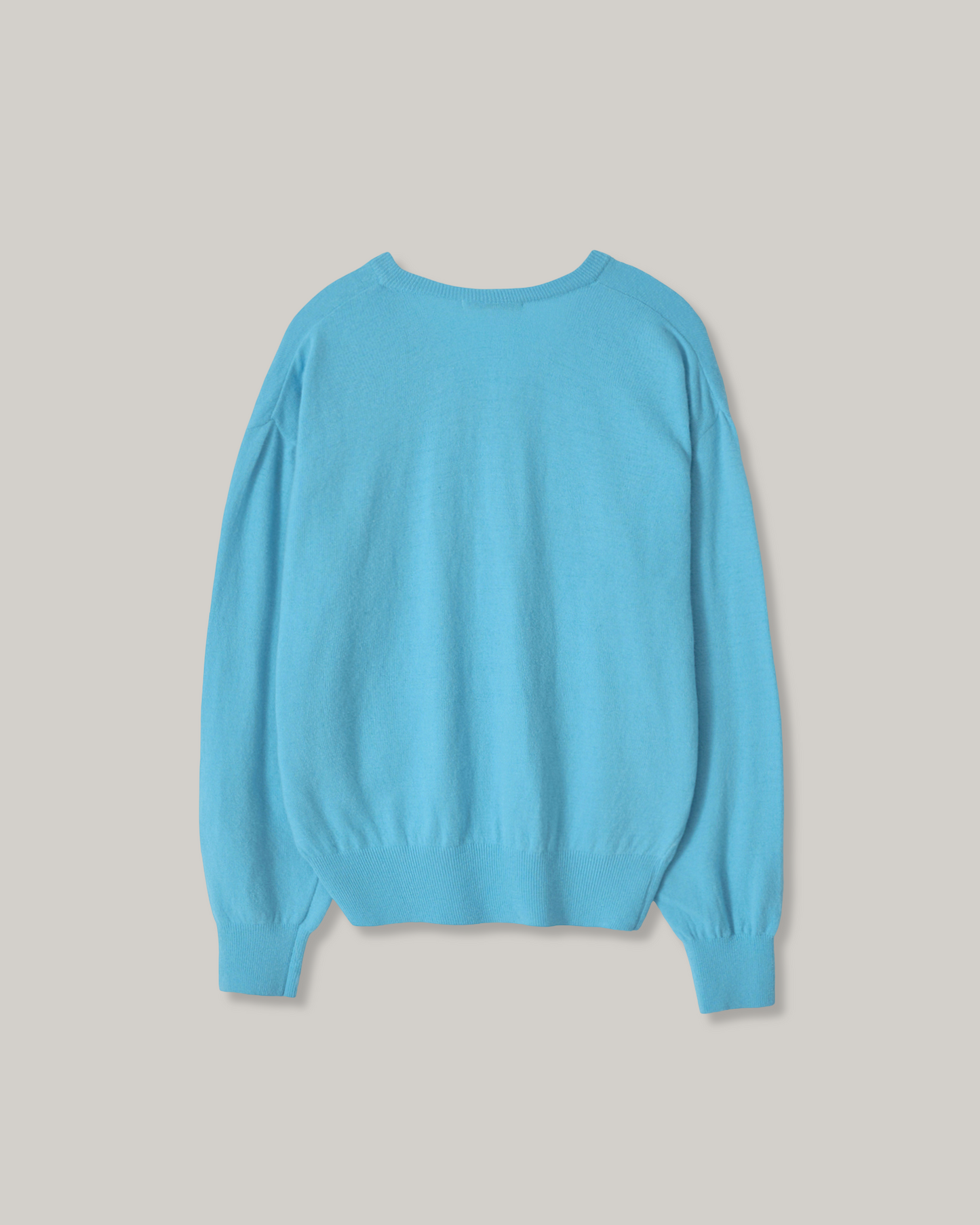 NOTHING WRITTEN PUNO V-NECK PULLOVER - DODGER BLUE