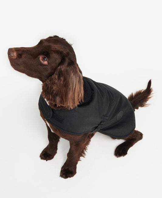 BARBOUR QUILTED DOG COAT - BLACK