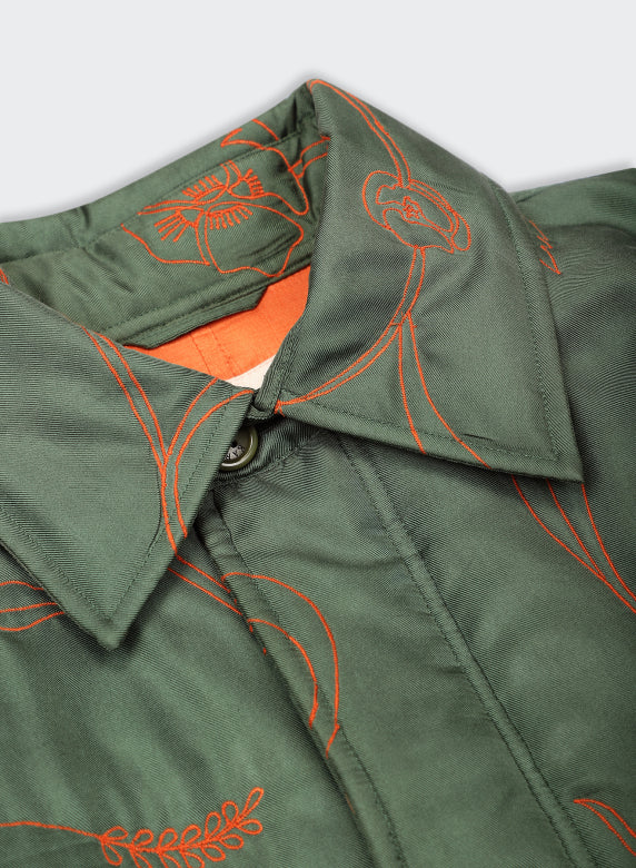 KARDO SANTOS COAT - SILK GREEN