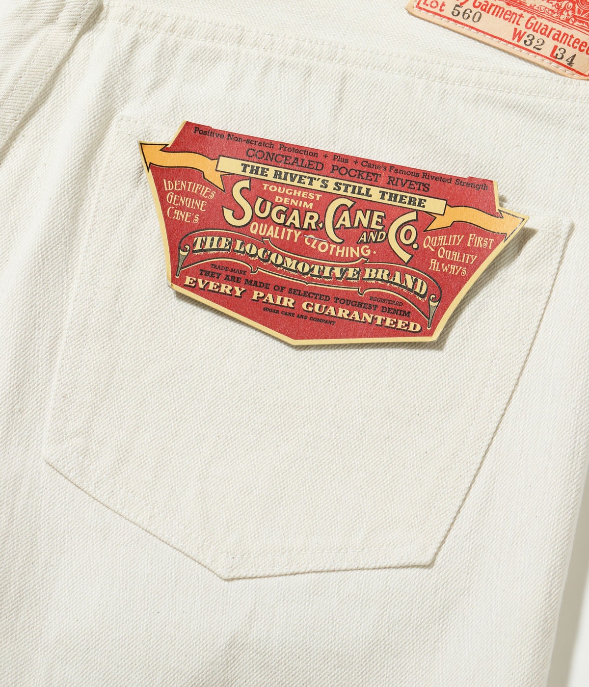 SUGAR CANE WHITE DENIM "1947" MODEL