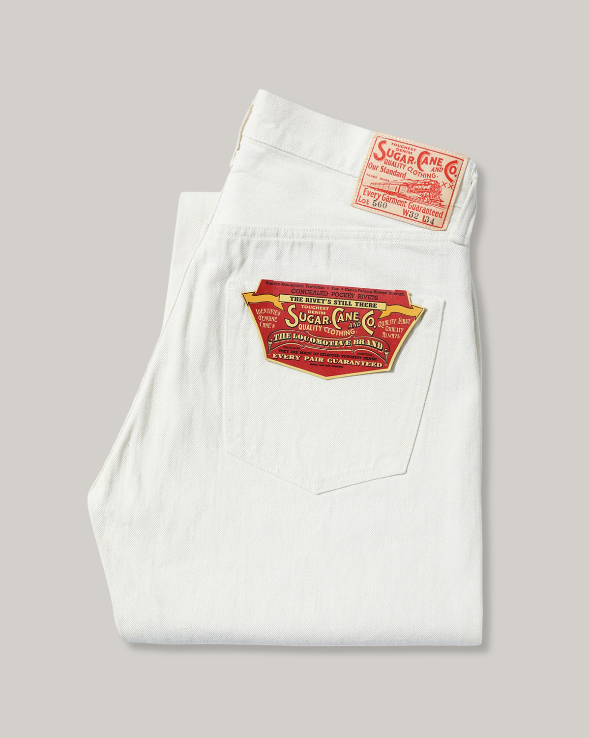 SUGAR CANE WHITE DENIM "1947" MODEL