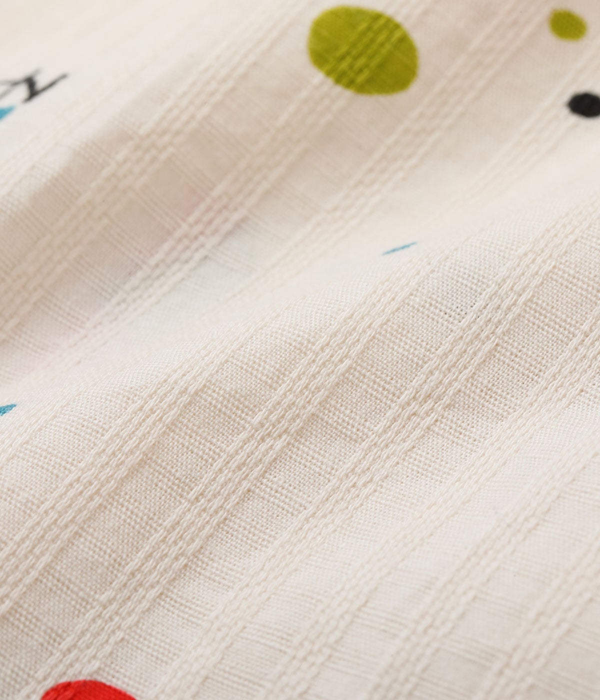 STAR OF HOLLYWOOD DOBBY COTTON OPEN SHIRT "STREET STALL" - OFF - WHITE