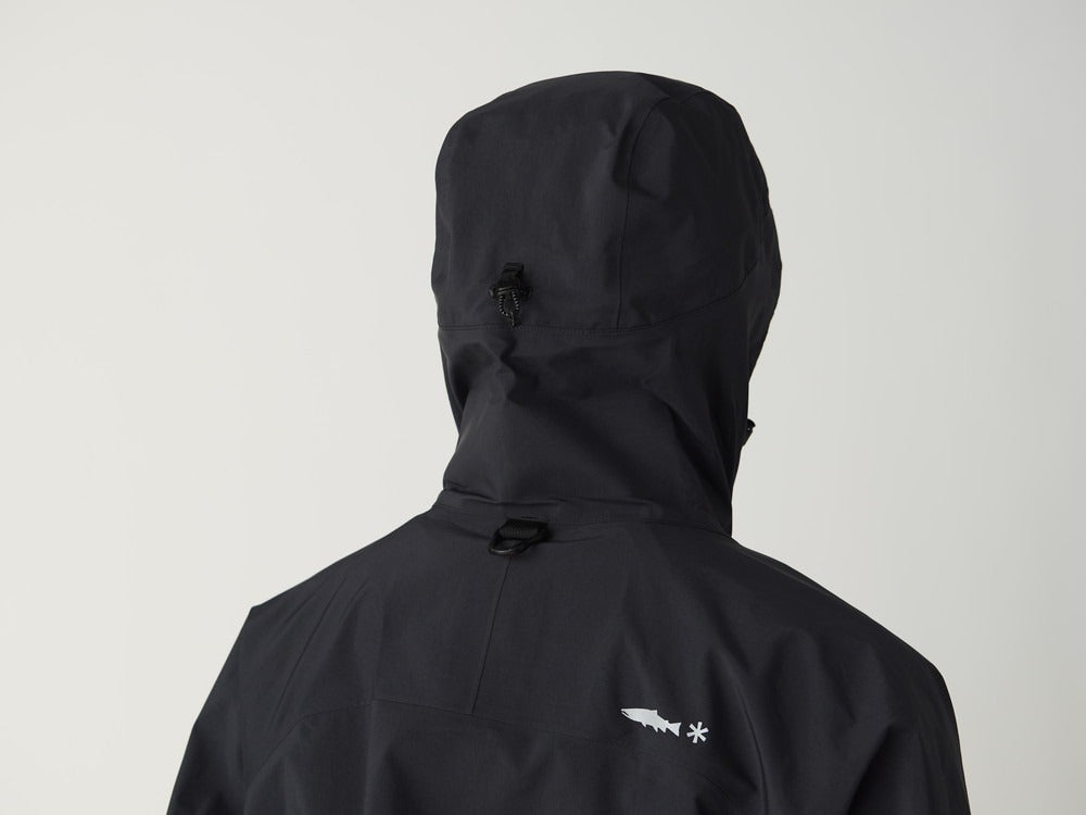 SNOW PEAK SR-1 GORE-TEX STORM SHIELD WADING JACKET - BLACK