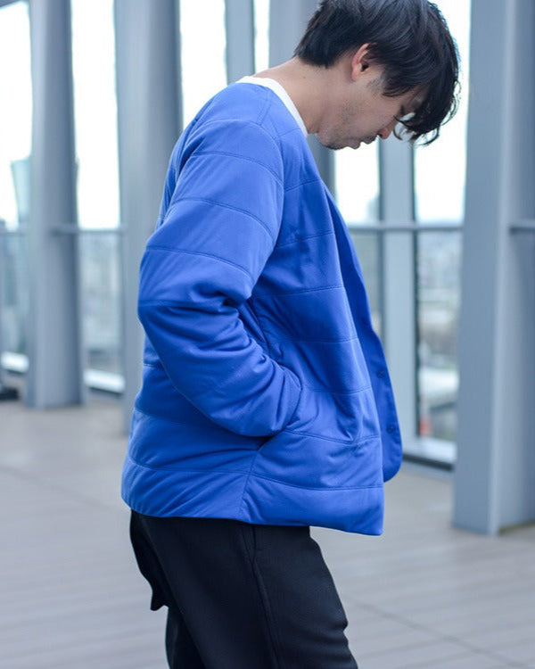 SNOW PEAK FLEXIBLE INSULATED CARDIGAN - BLUE