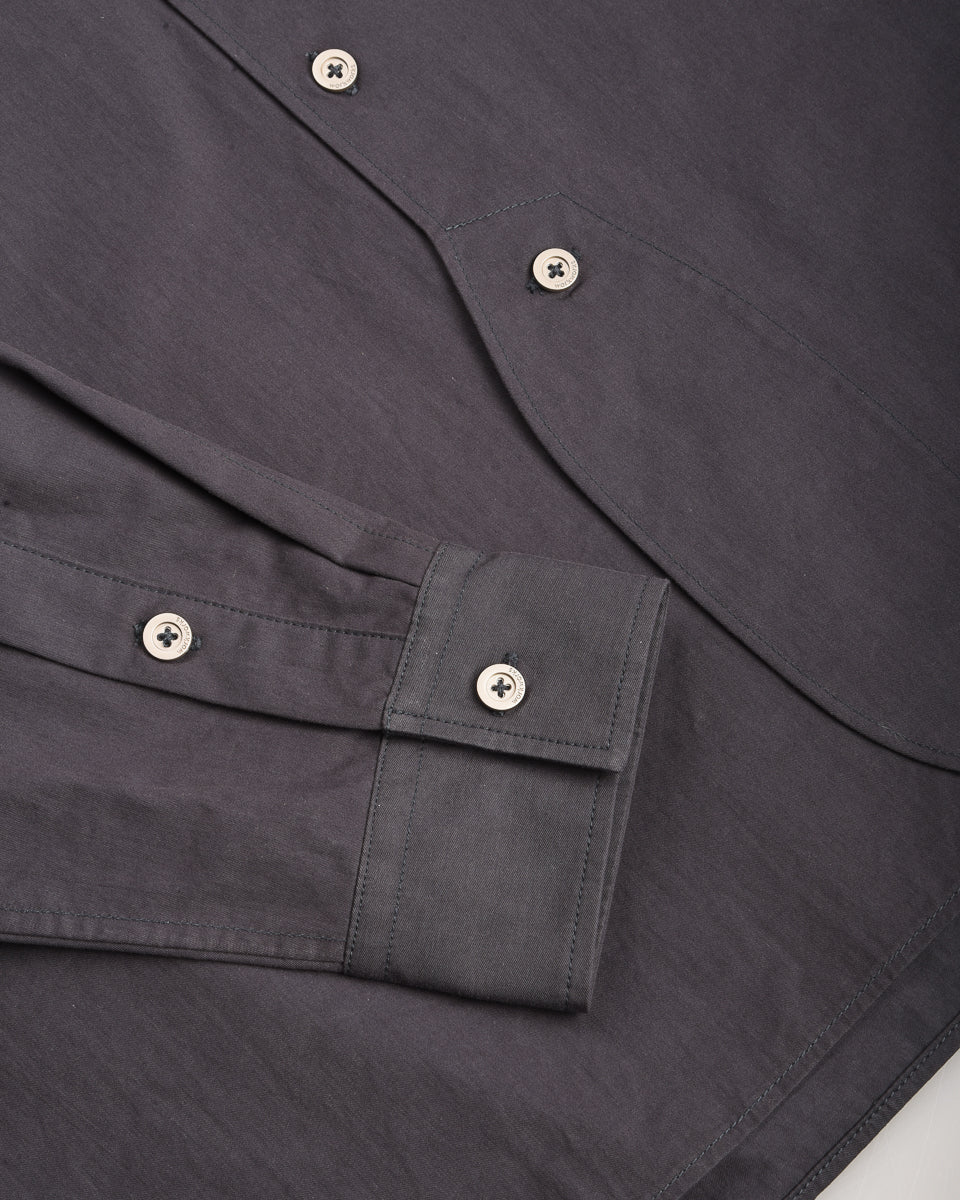 WORK WORKS MENS COLLARED WORK SHIRT - PALE NAVY