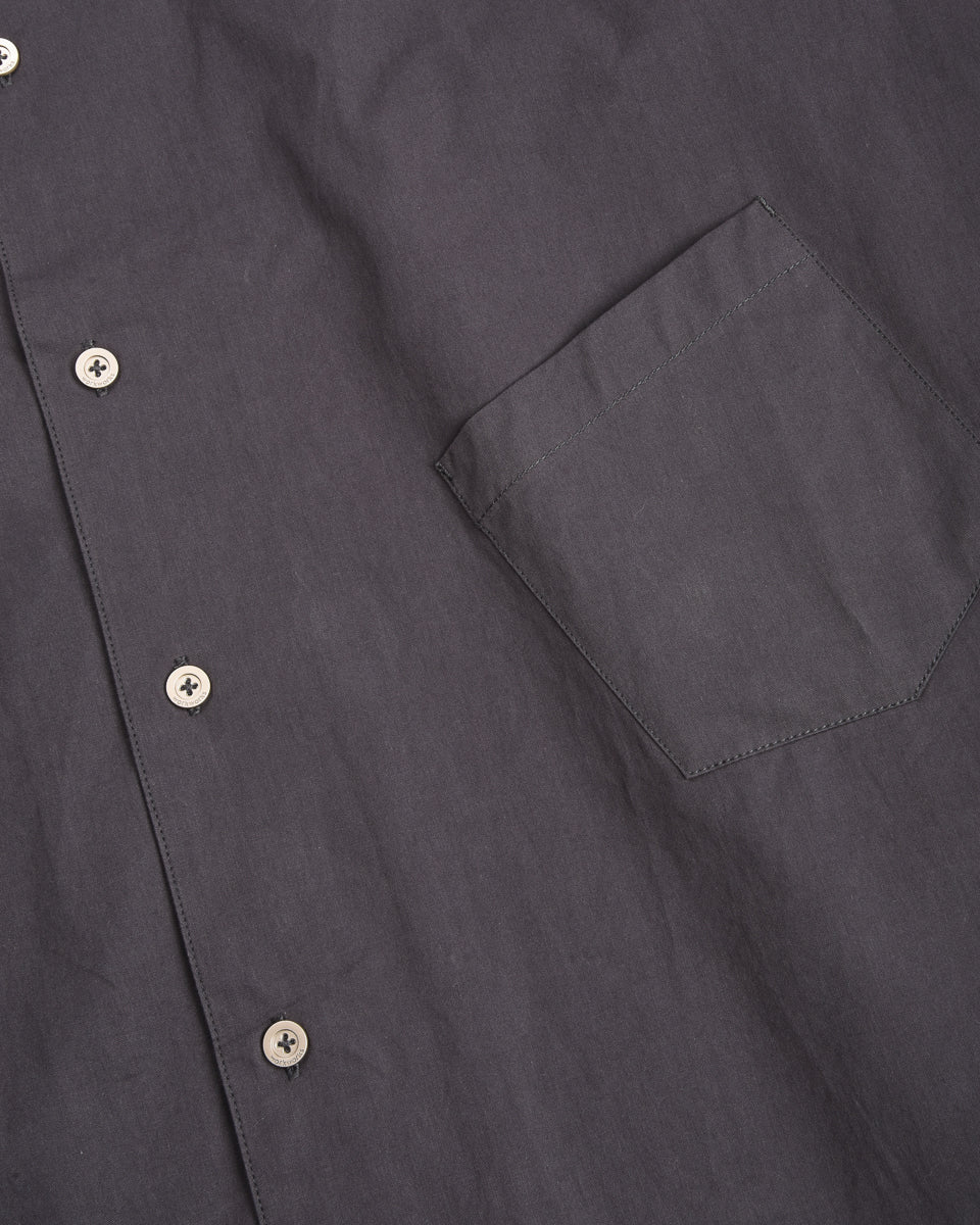 WORK WORKS MENS PATCH POCKET HAVANA SHIRT - PALE NAVY
