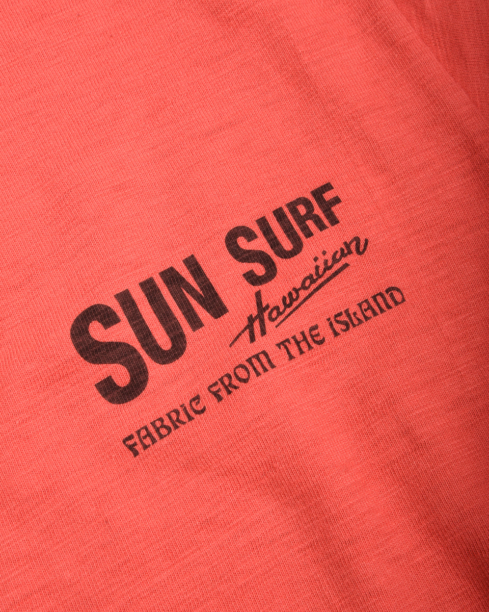 SUN SURF MCULLY CHOP SUI T-SHIRT - RED