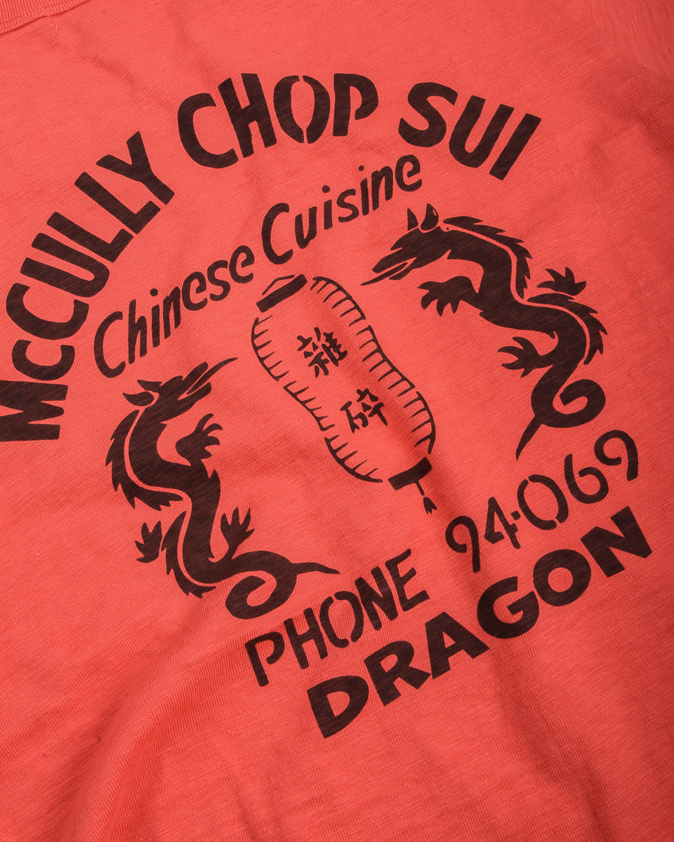 SUN SURF MCULLY CHOP SUI T-SHIRT - RED