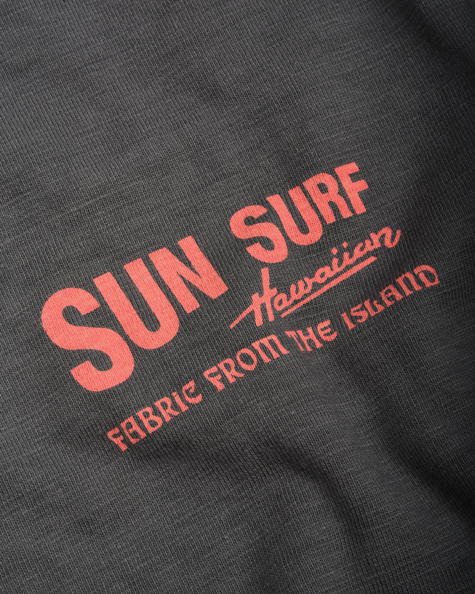 SUN SURF CAFE PAISANO TEE - BLACK