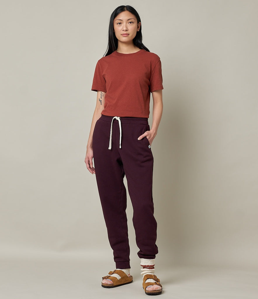 MERZ B. SCHWANEN WOMEN'S SWEATPANTS - BURGUNDY