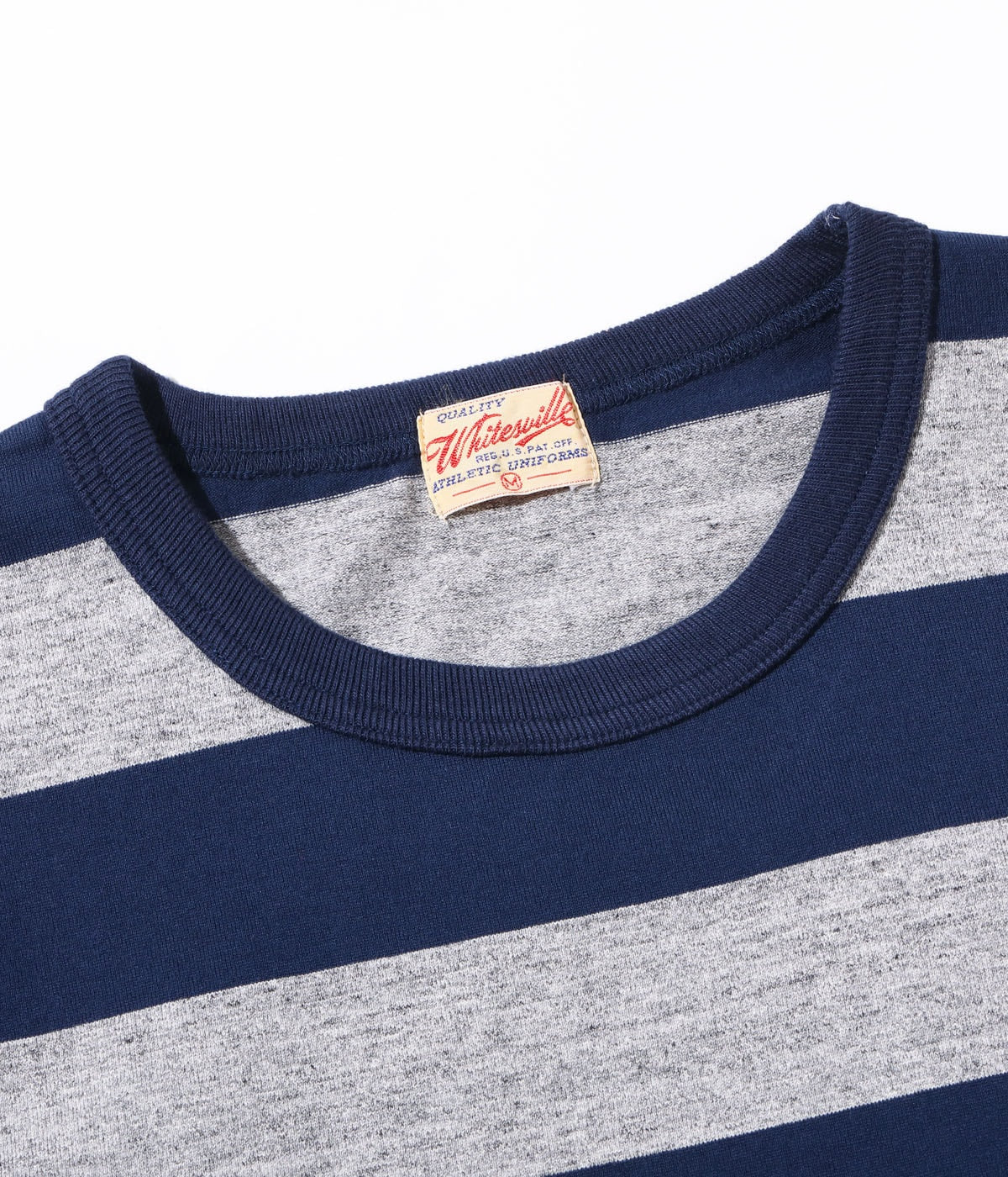 WHITESVILLE BORDER T-SHIRT - NAVY