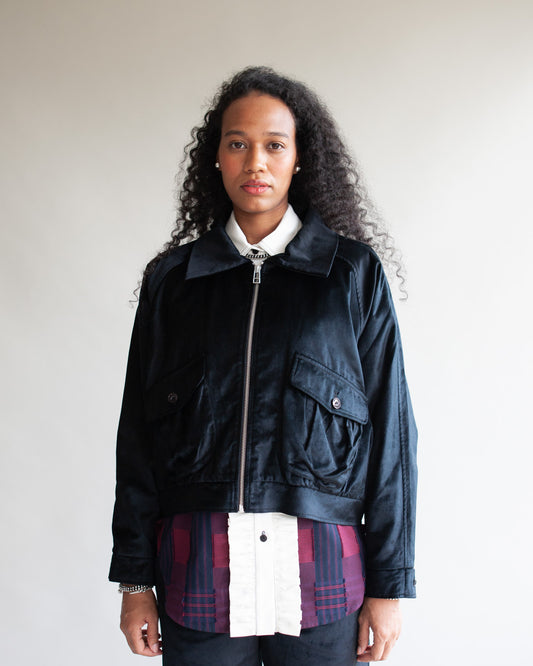 W'MENSWEAR FISHING JACKET - BLACK