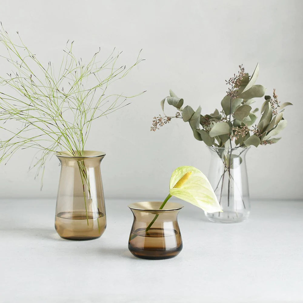 KINTO LUNA VASE - BROWN - LARGE