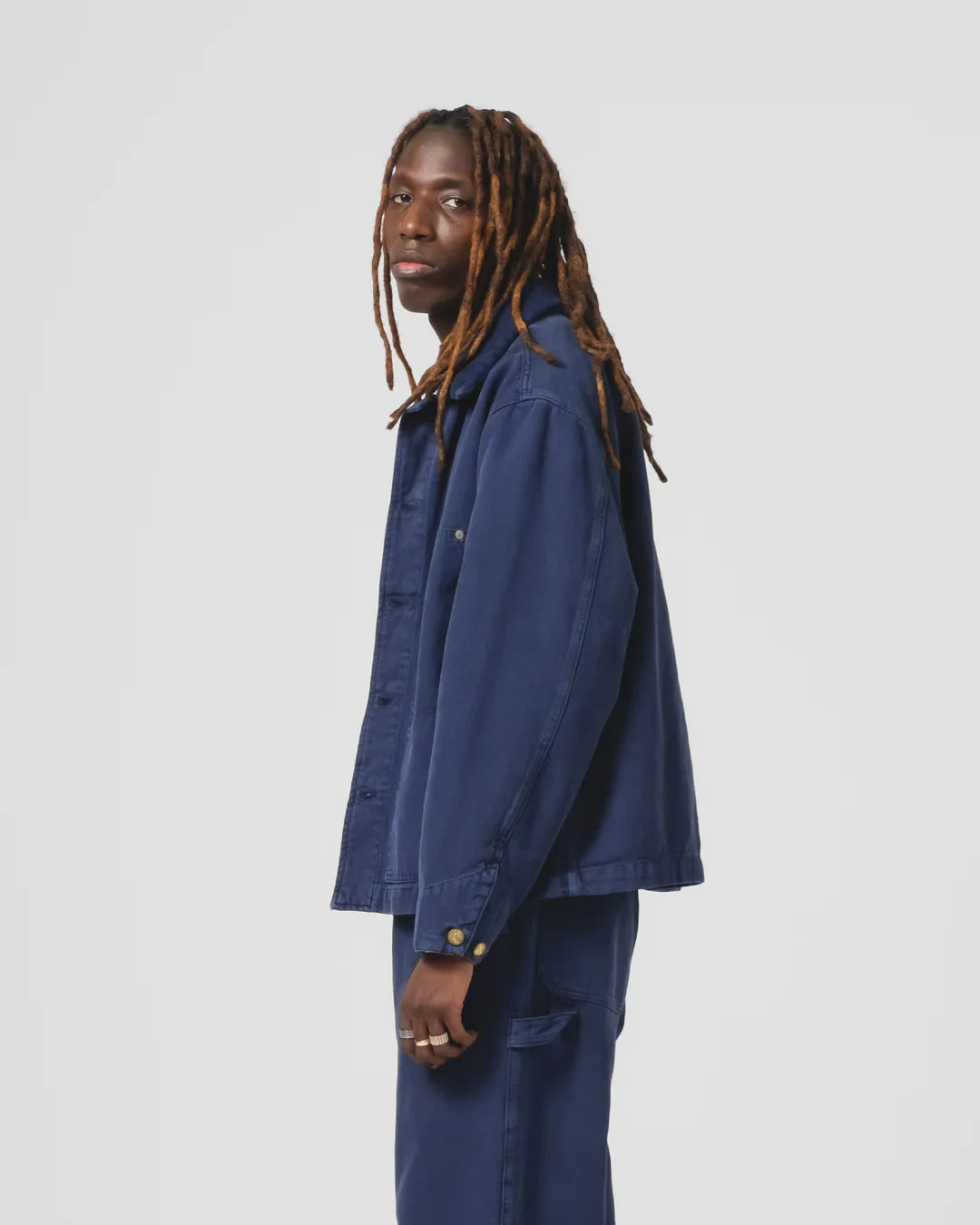 EAT DUST ARIZONA JACKET - INDIGO BLUE CANVAS