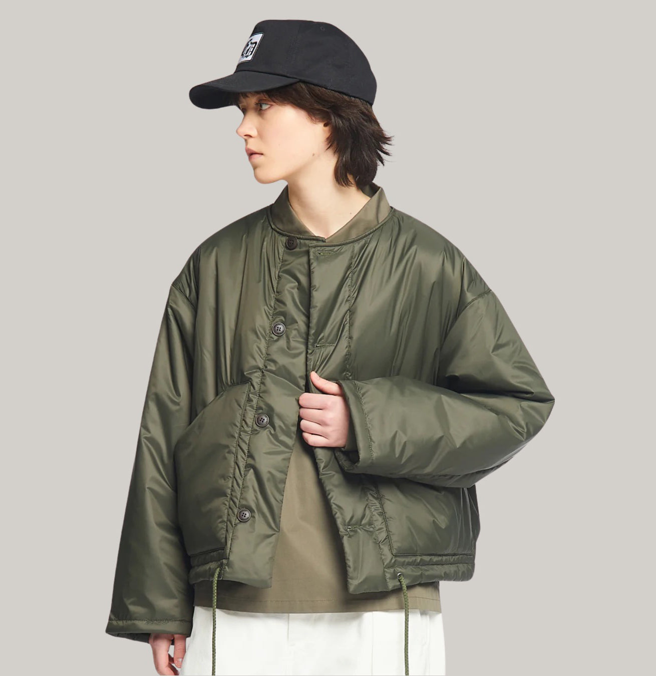 GIRLS OF DUST NUCLEAR JACKET FURY NYLON - DUSTY GREEN