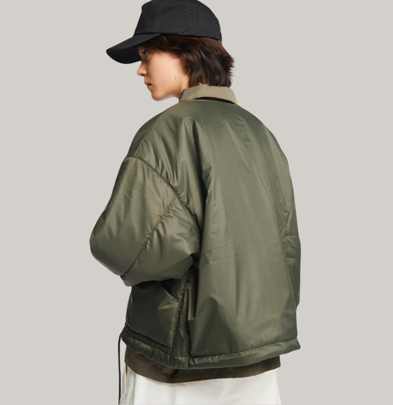 GIRLS OF DUST NUCLEAR JACKET FURY NYLON - DUSTY GREEN
