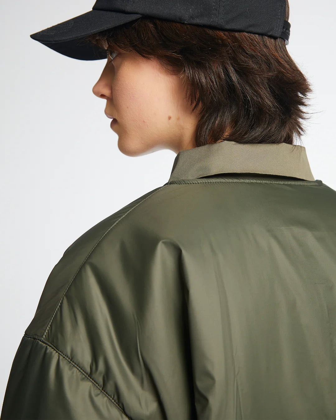 GIRLS OF DUST NUCLEAR JACKET FURY NYLON - DUSTY GREEN