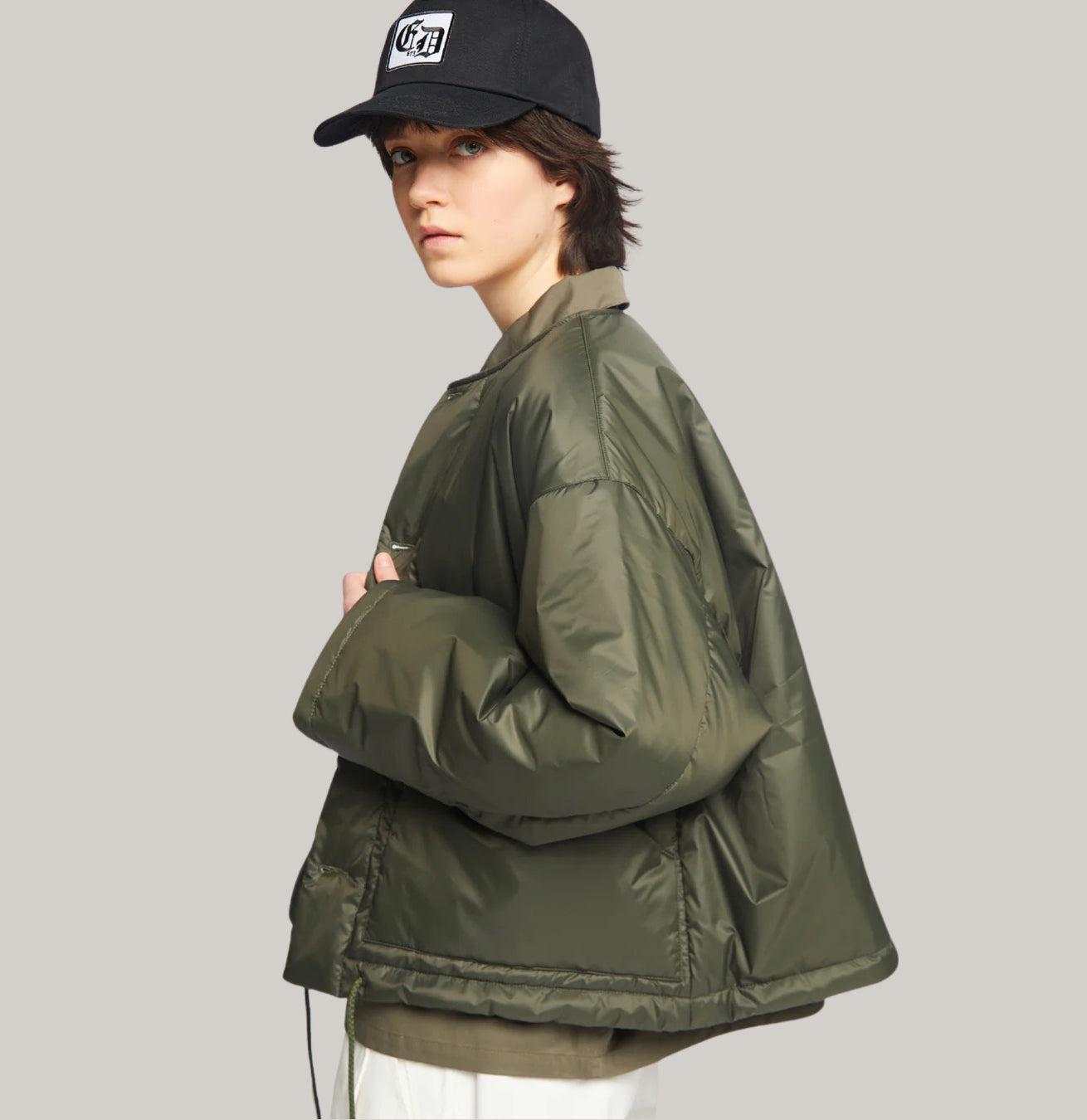GIRLS OF DUST NUCLEAR JACKET FURY NYLON - DUSTY GREEN