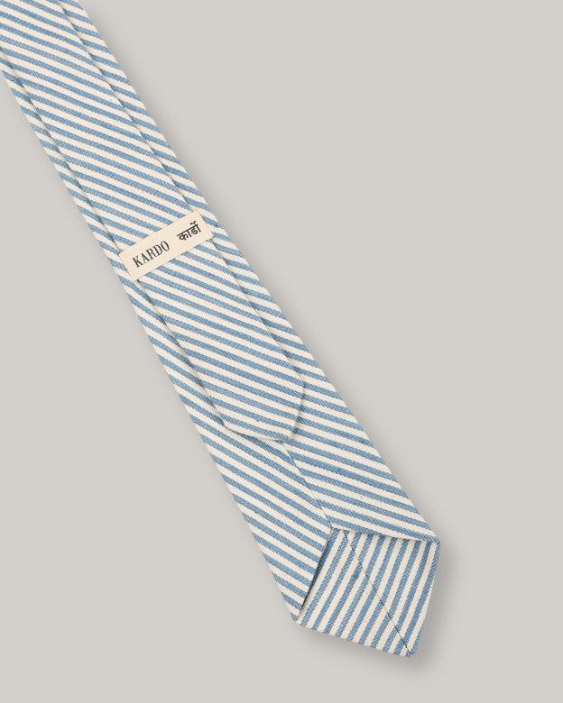 KARDO TIE - BLUE STRIPE