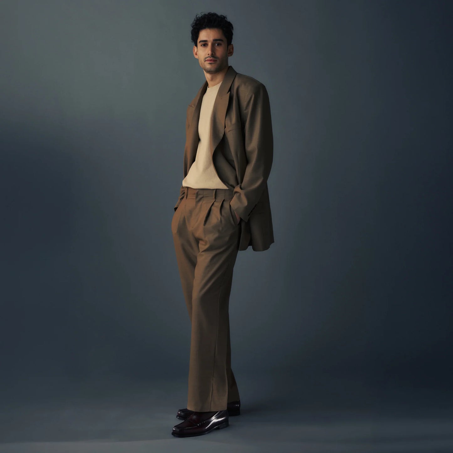 G. H. BASS - WEEJUN LARSON MOC PENNY LOAFER - WINE LEATHER