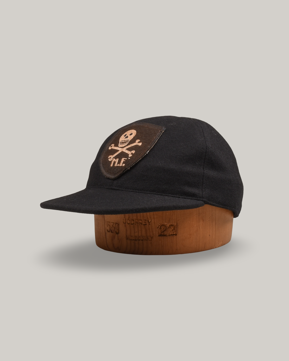 PAPA NUI MIKE FORCE CAP - BLACK WOOL