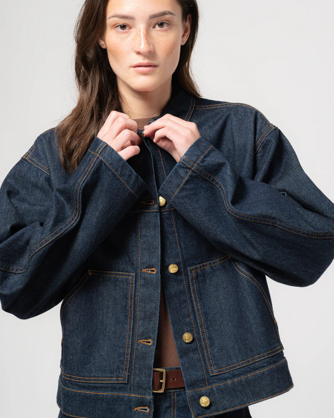 GIRLS OF DUST MIAMI JACKET - CENTURY DENIM - BLUE RINSE