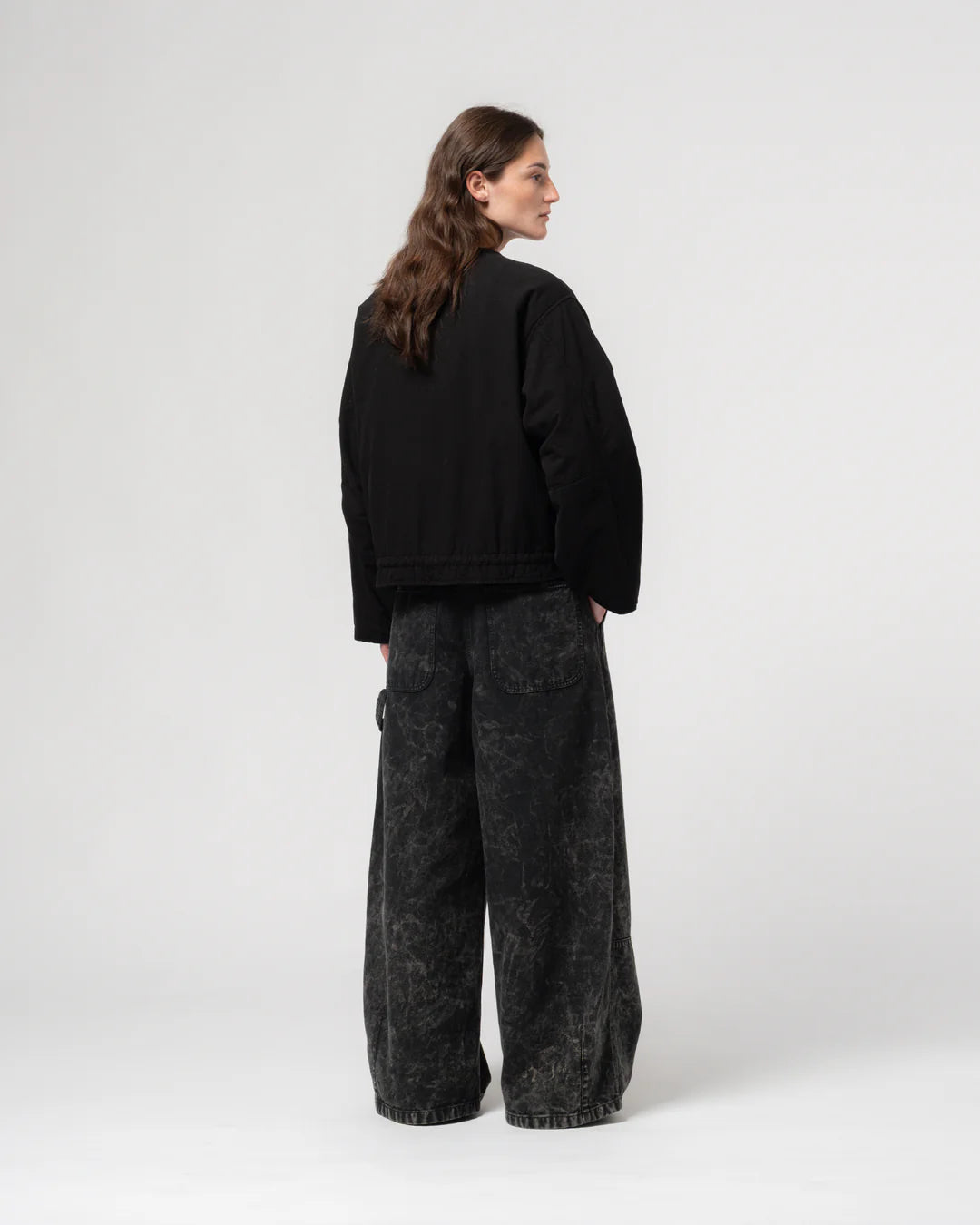 GIRLS OF DUST PADDED NEUTRON JACKET - FADED BLACK