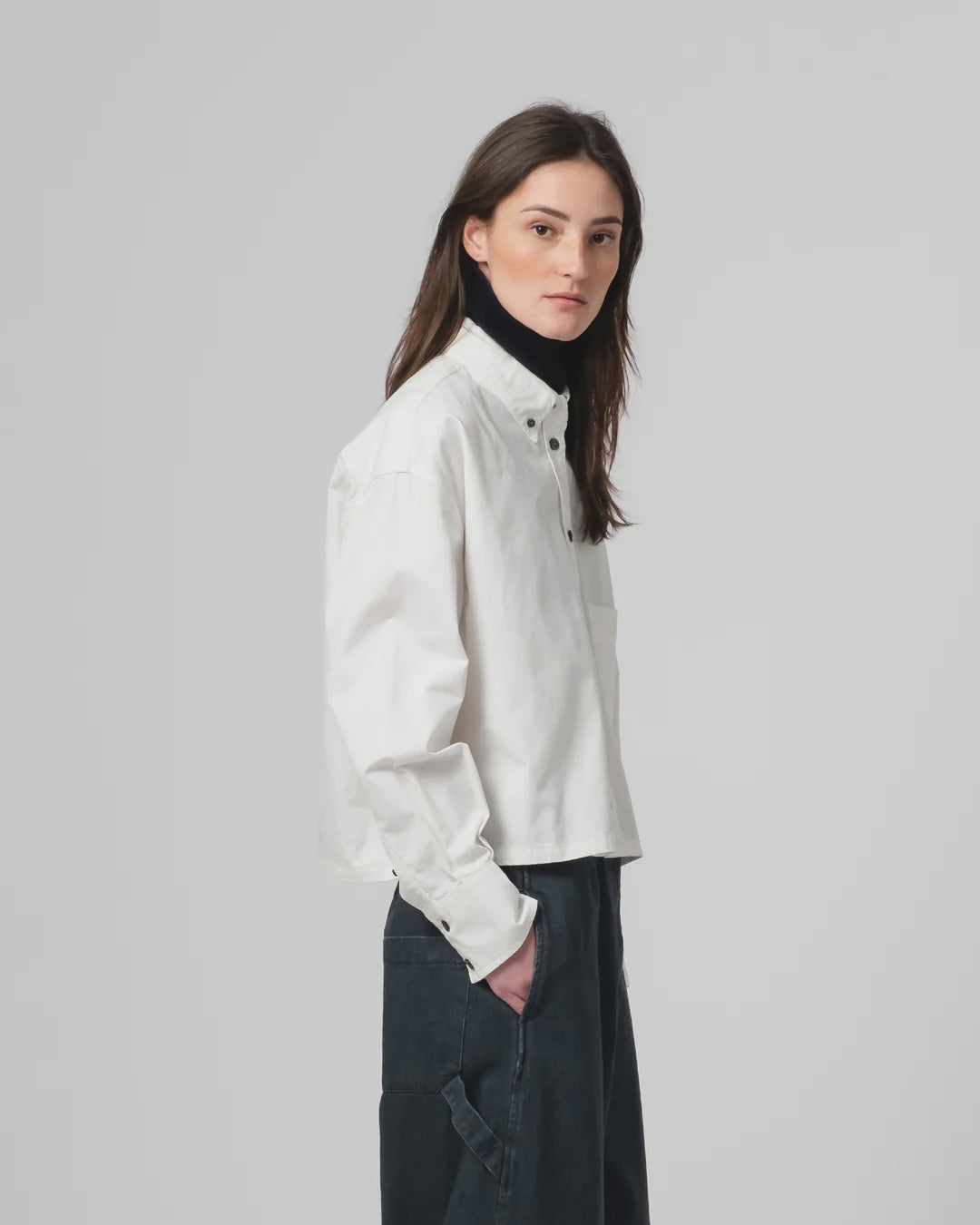 GIRLS OF DUST CUBIC SHIRT - MILK