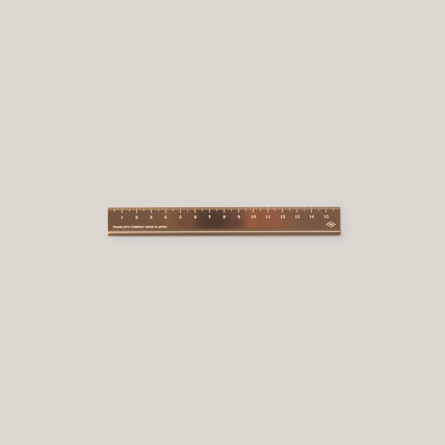 TRAVELLER'S COMPANY BRASS RULER 150MM
