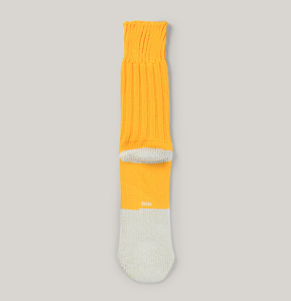 TS(S) UNPAIRED COTTON RIB SOCK (SINGLE) - YELLOW