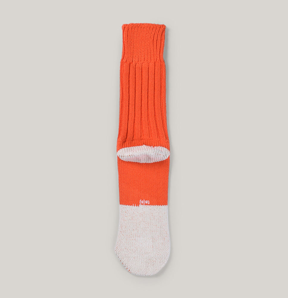 TS(S) UNPAIRED COTTON RIB SOCK (SINGLE) - ORANGE