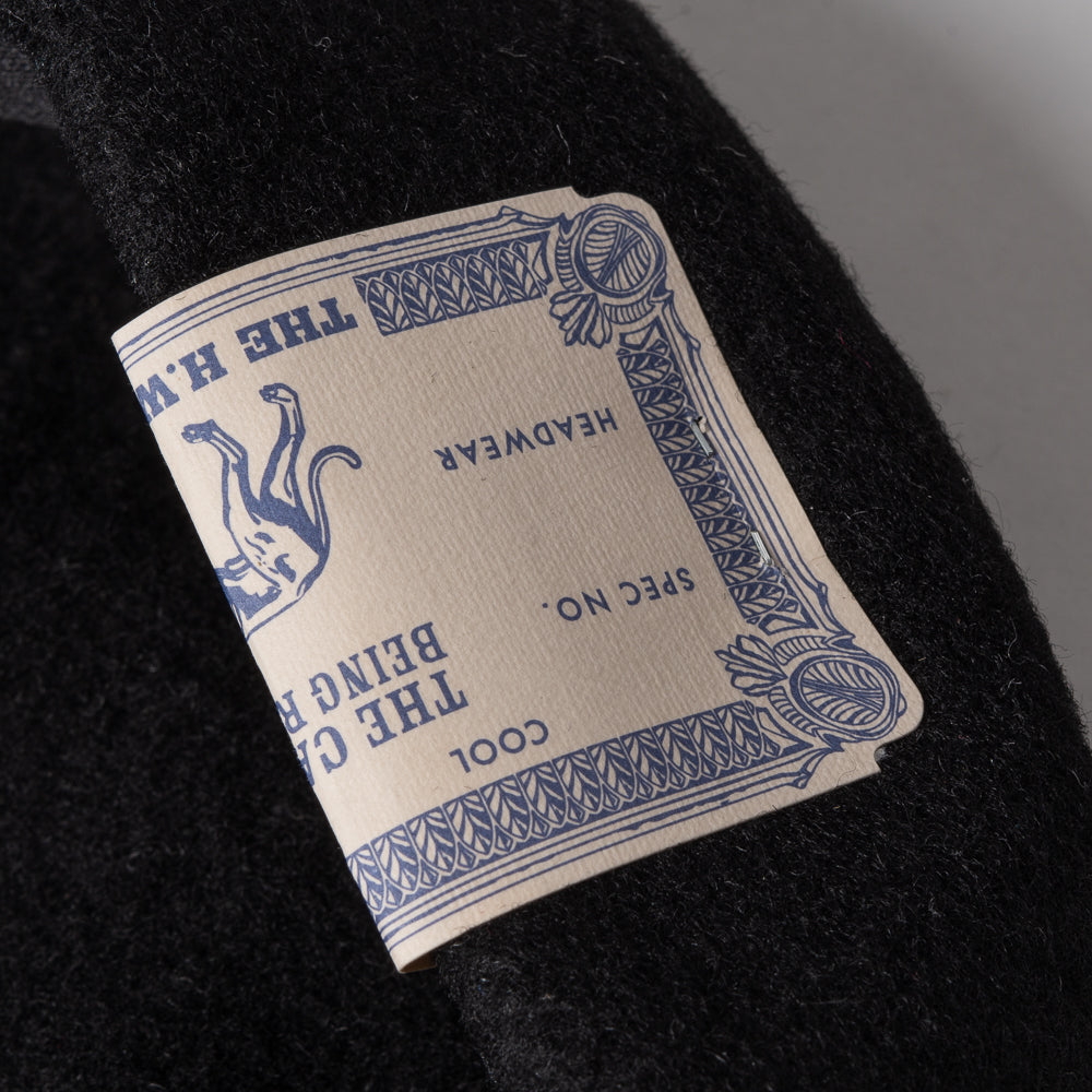H.W. DOG & CO. BASIC BERET - BLACK
