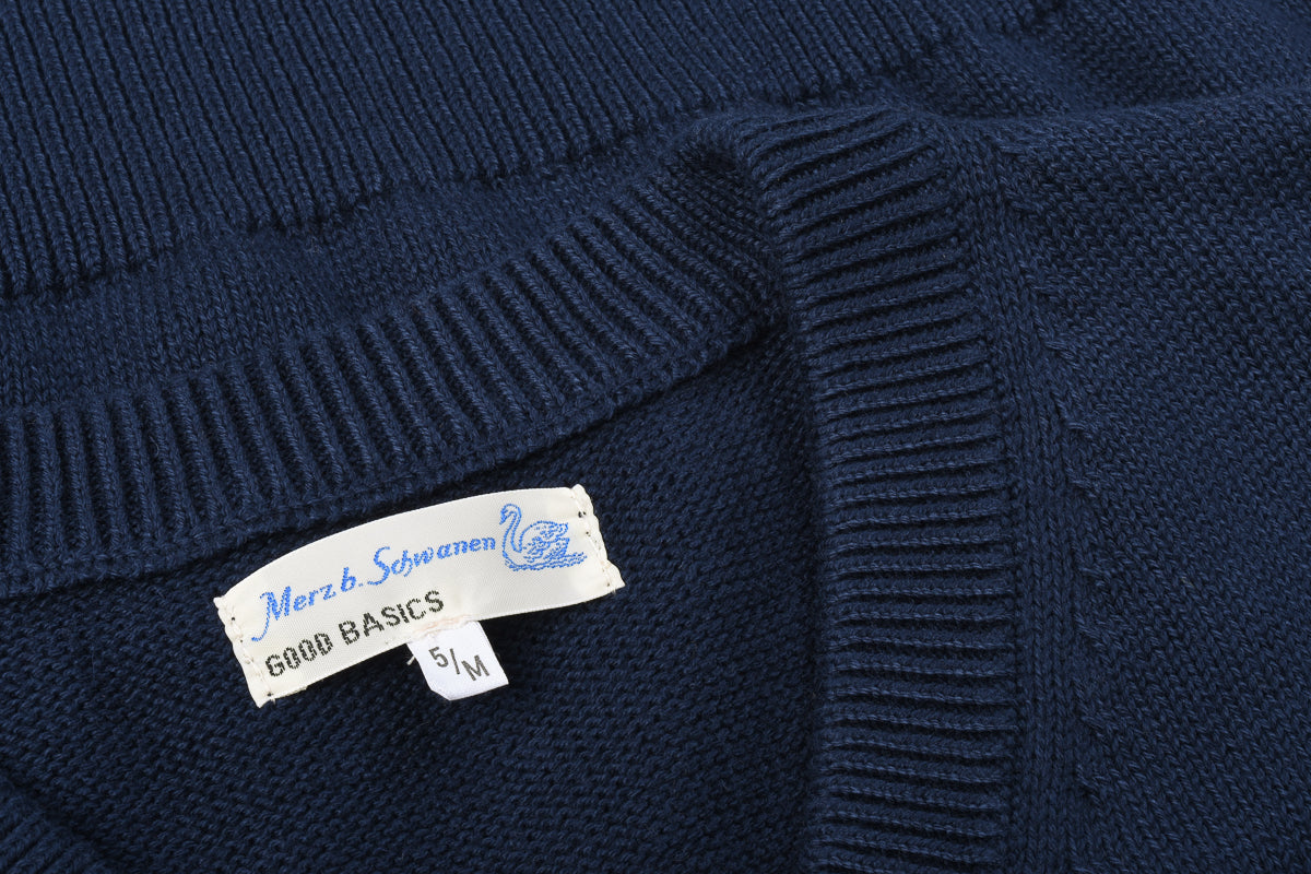 MERZ B. SCHWANEN CASHMERE BLEND VEST - DEEP BLUE