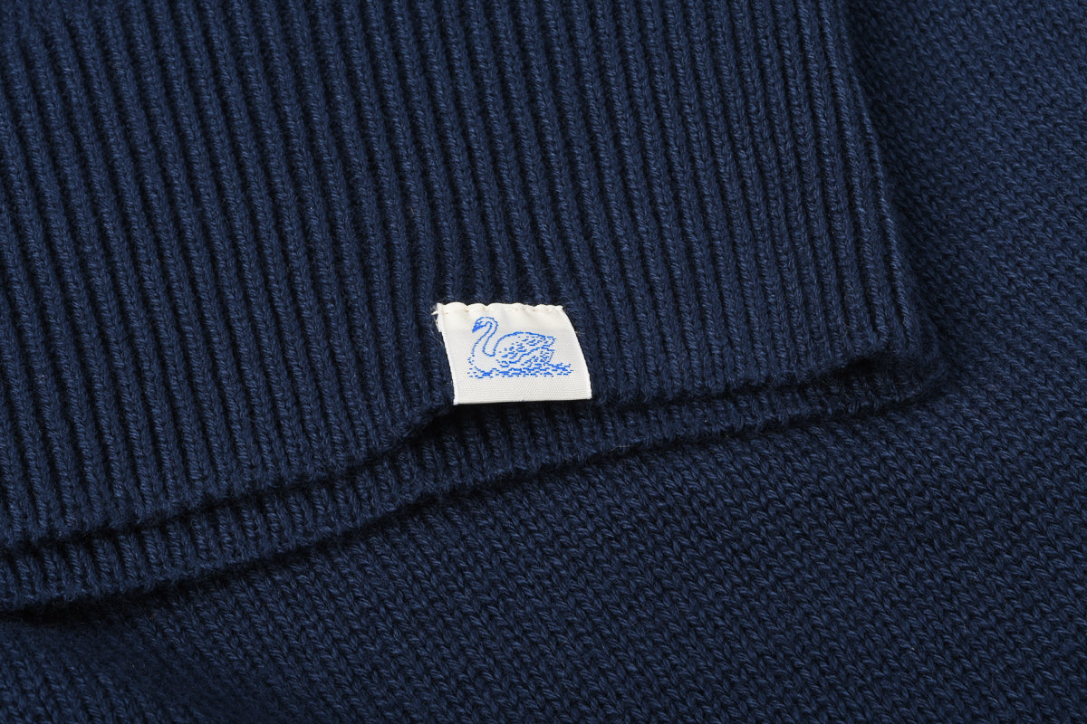 MERZ B. SCHWANEN CASHMERE BLEND VEST - DEEP BLUE