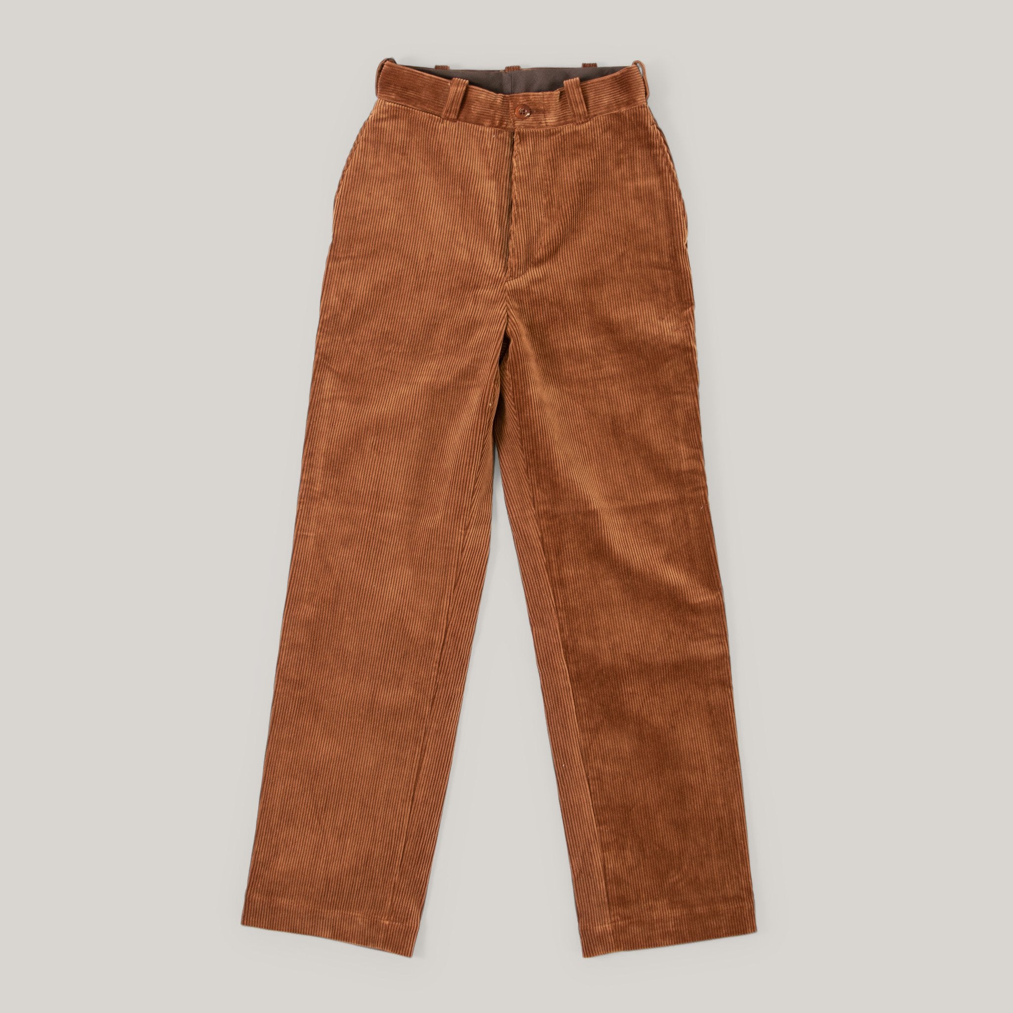 LENO CORDUROY TROUSERS - BROWN – Pickings and Parry