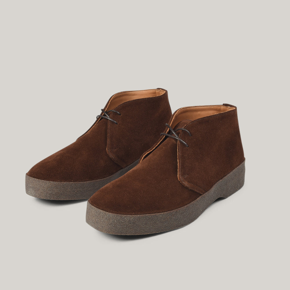 SANDERS MENS POLO SUEDE BRIT CHUKKA BOOT - SNUFF – Pickings and Parry