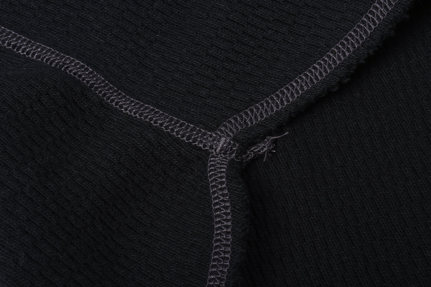 BUZZ RICKSON WAFFLE KNIT THERMAL - BLACK