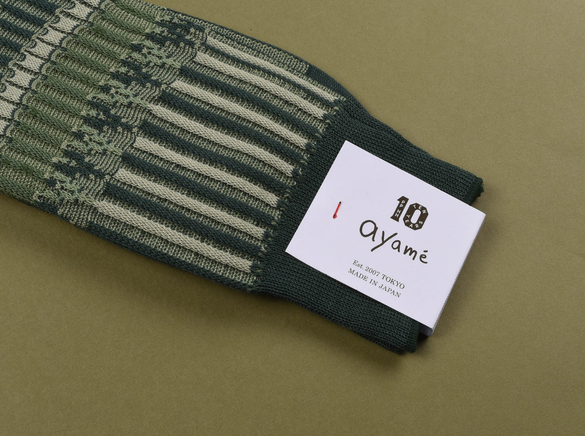 PPHH x AYAMÈ SOCKS - PRETTY GREEN – Pickings and Parry