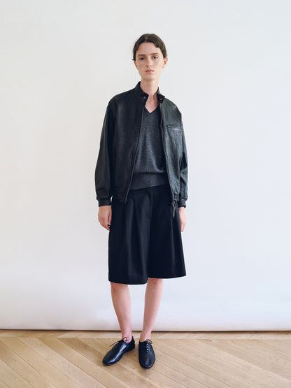 NOTHING WRITTEN SERENE TAILORED SHORTS - BLACK