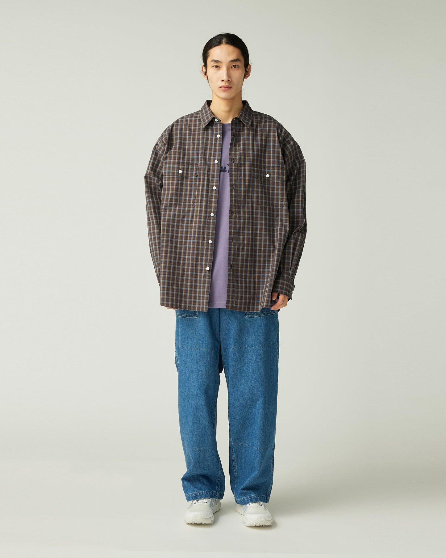 SNOW PEAK TAKIBI DENIM PANTS - LIGHT BLUE