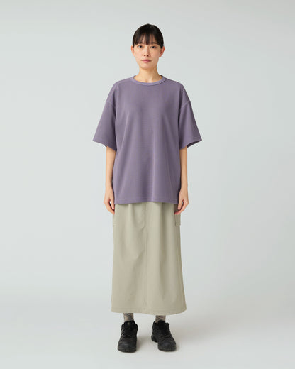 SNOW PEAK DRY THERMAL T-SHIRT - LIGHT PURPLE