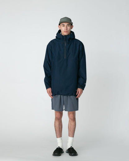 SNOW PEAK GORE-TEX RAIN PULLOVER - NAVY