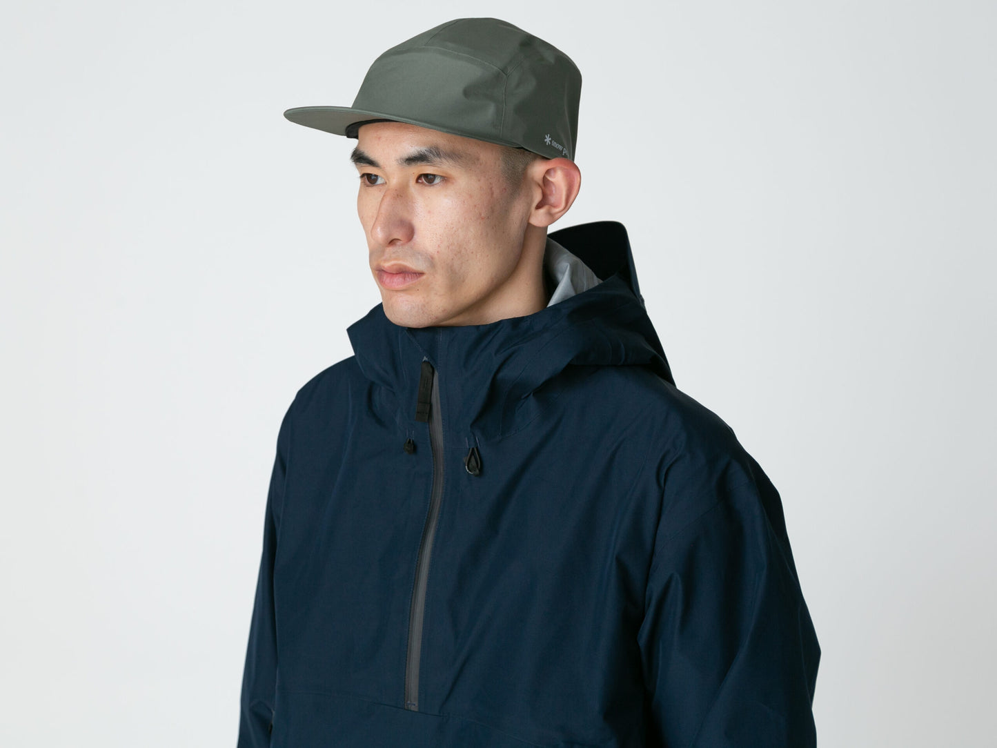 SNOW PEAK GORE-TEX RAIN PULLOVER - NAVY