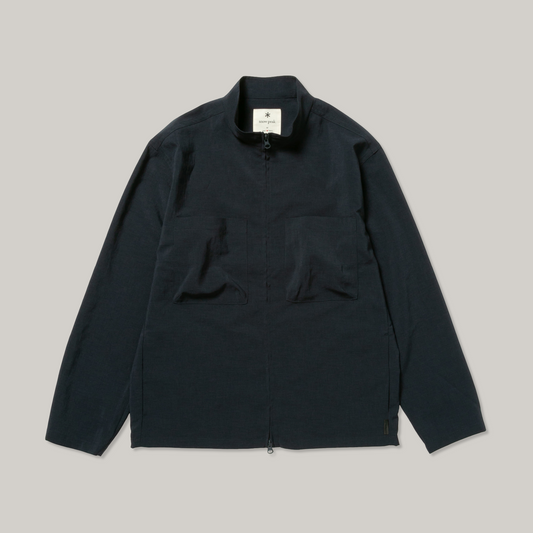 SNOW PEAK PE LIGHT POPLIN JACKET - NAVY