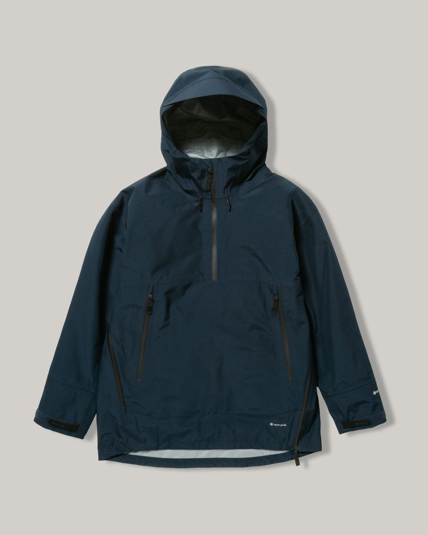 SNOW PEAK GORE-TEX RAIN PULLOVER - NAVY