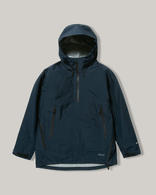 SNOW PEAK GORE-TEX RAIN PULLOVER - NAVY